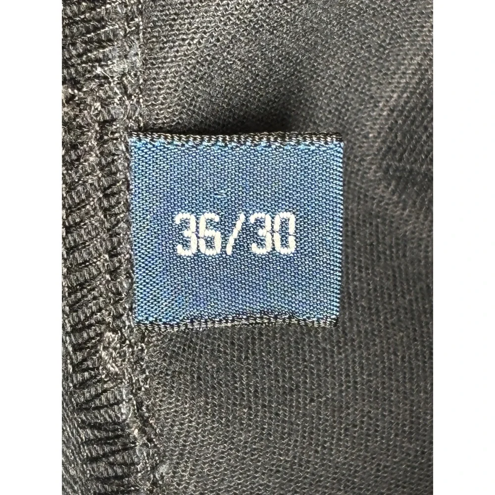 Vintage Polo Ralph Lauren Mens Classic Fit Pleated Chinos Dark Gray 35x30 Cotton